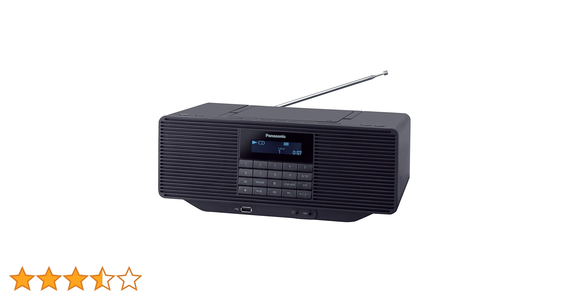パナソニック ポータブル ステレオCDシステム　RX-D70BT-k Amazon.co.jp: パナソニック ポータブルステレオCDシステム AUX